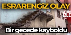 Erzurum’da metruk binanın korkuluklarını çaldılar