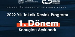 KUDAKA teknik destek programı 1. dönem sonuçları açıklandı