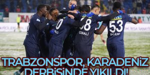 Trabzonspor, Karadeniz derbisinde yıkıldı!