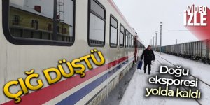 Doğu Ekspresi çığ düşmesi sonucu yolda kaldı