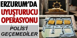 Erzurum'da 80,3 kilogram uyuşturucu ele geçirildi
