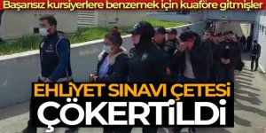 Sınavlara joker aday veya kopya düzeneği hazırlayan suç çetesi çökertildi