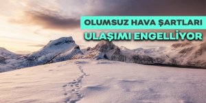 Erzurum’da 325 mahalle yolu kapalı