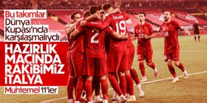 Türkiye - İtalya maçının muhtemel 11'leri