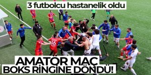 Amatör maç boks ringine döndü