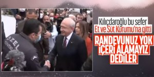 Kılıçdaroğlu Et ve Süt Kurumu önünde duyurdu