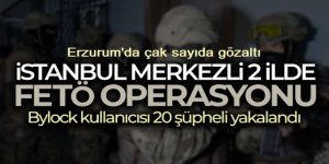 İstanbul ve Erzurum'da FETÖ operasyonu