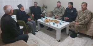Kaymakam Çalışır Kıbrıs Gazisini ziyaret etti