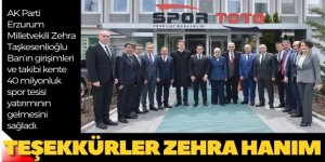 Her şey Erzurum için: Teşekkürler Zehra Hanım