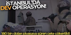 İstanbul'da sahte dolar basan çeteye operasyon
