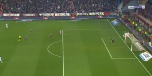 Trabzonspor - Karagümrük maçında tarihi pozisyon!
