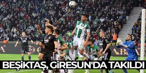 Beşiktaş, Giresun'da takıldı