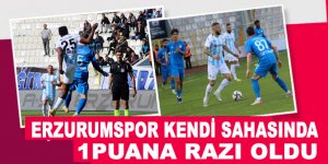 Üç puanı kaçırdık: BB Erzurumsor: 1 - Tuzlaspor: 1