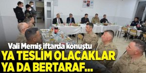 Erzurum Valisi Memiş, iftarını jandarma karakolunda açtı