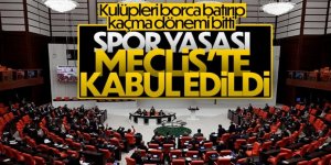 Spor Kulüpleri ve Spor Federasyonları Kanun Teklifi kabul edildi