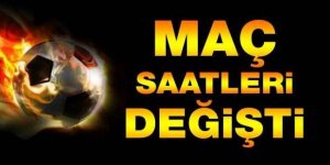Spor Toto 1. Lig 35. hafta programında değişiklik yapıldı