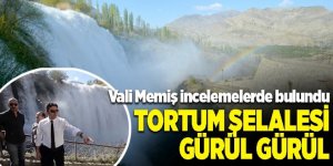 Tortum Şelalesi gürül gürül