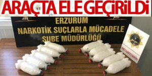 Erzurum'da Aracın yakıt deposundan kilolarca uyuşturucu çıktı