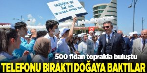 Tableti telefonu bıraktı doğaya baktılar