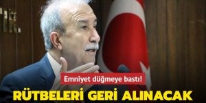 Hanefi Avcı'nın rütbeleri geri alınacak