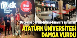 Atatürk Üniversitesi Depreme Dayanıklı Bina Tasarımı Yarışması’na damga vurdu