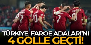 Türkiye, Faroe Adaları'nı 4 golle geçti!