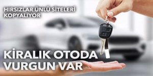Kopya site ile rent a car vurgunu