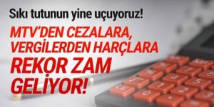 MTV'den trafik cezalarına, vergilerden harçlara rekor zam geliyor!