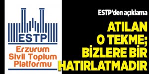 ESTP’den “tekme” olayı ile ilgili açıklama