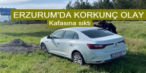 Erzurum'da Aracını Durdurup Kafasına Sıktı!