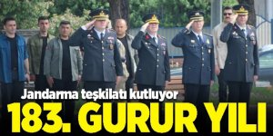 Jandarma teşkilatı 183. yılını kutluyor