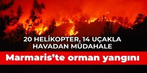 Marmaris'te orman yangını: