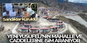 Sandıklar kuruldu, yeni Yusufeli'nin mahalle ve caddelerine isim aranıyor