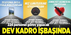 Polis, bayramda görev başında