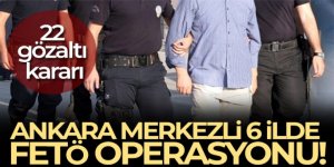 6 ilde FETÖ operasyonu!