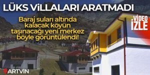 Yeni merkezde yapılan konutlar lüks villaları aratmadı