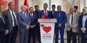 TDP Genel Başkanı Sarıgül, Erzurum’da partililerle bir araya geldi