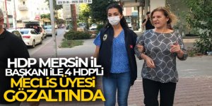 HDP Mersin İl Başkanı ile 4 HDP'li meclis üyesi gözaltında