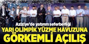 Yarı Olimpik Yüzme Havuzuna görkemli açılış