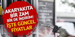 Akaryakıta bir zam, bir de indirim!