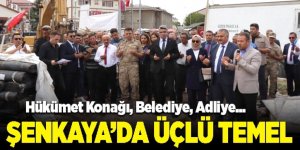 Şenkaya’da üçlü temel