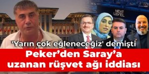 'Yarın çok eğleneceğiz' demişti: Sedat Peker’den Saray’a uzanan rüşvet ağı iddiası