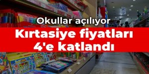 Okullar açılıyor: Kırtasiye fiyatları 4'e katlandı