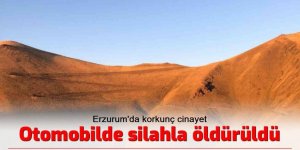 Erzurum'da Otomobilde silahla öldürüldü