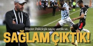Bilazer: İkinci golü bulsaydık sonuç farklı olurdu