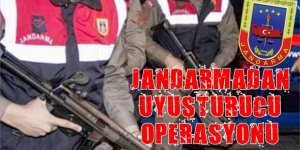 Erzurum'da Jandarmadan uyuşturucu operasyonu