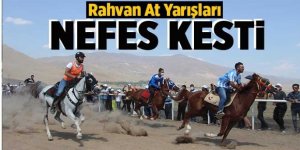 Erzurum'da Rahvan at yarışları nefes kesti