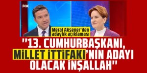 Meral Akşener'den adaylık açıklaması
