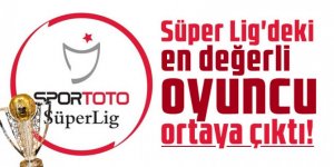 Süper Lig'deki en değerli oyuncu ortaya çıktı!