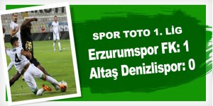 Erzurumspor FK: 1 - Altaş Denizlispor: 0